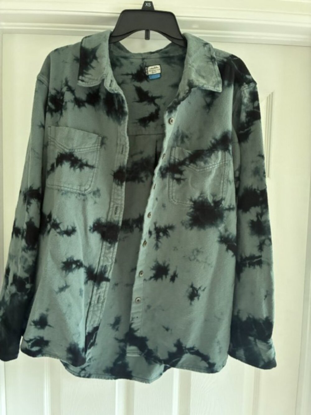 Kavu rare men's tie dye flannel, XXL.